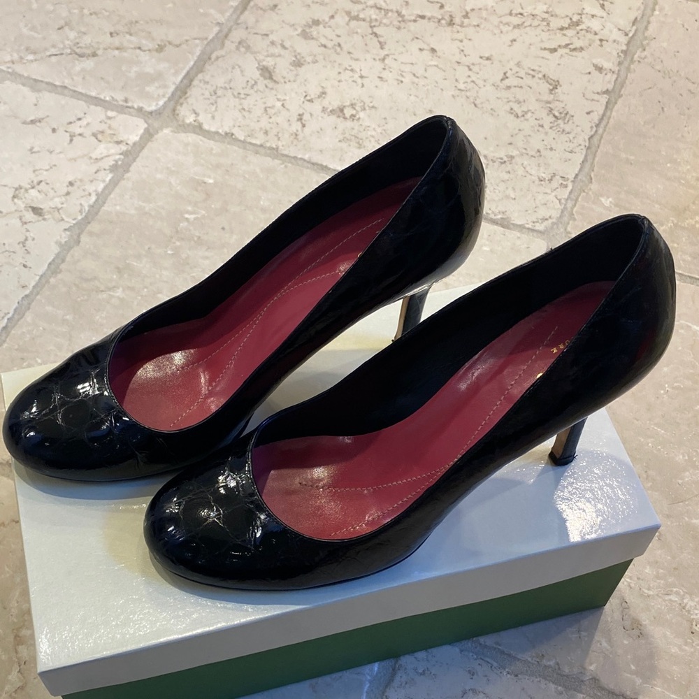 Kate Spade Black Patent Leather Heels
